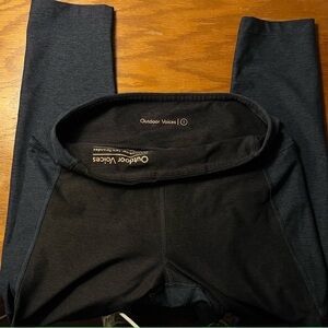 Outdoor Voices blue and Black Leggings
